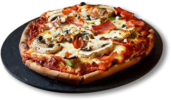 Pizza (613x406), Png Download