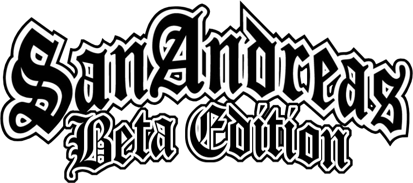 6hh1enm - San Andreas Beta Edition (850x377), Png Download