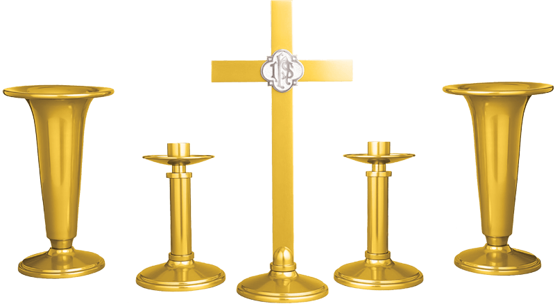 Excelsis-altar Cross Set (800x442), Png Download