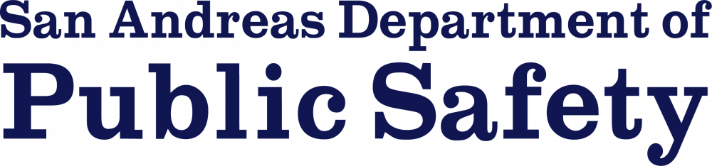 Alabama Dps-lorefriendly Back - San Andreas Department Of Public Safety (1000x234), Png Download