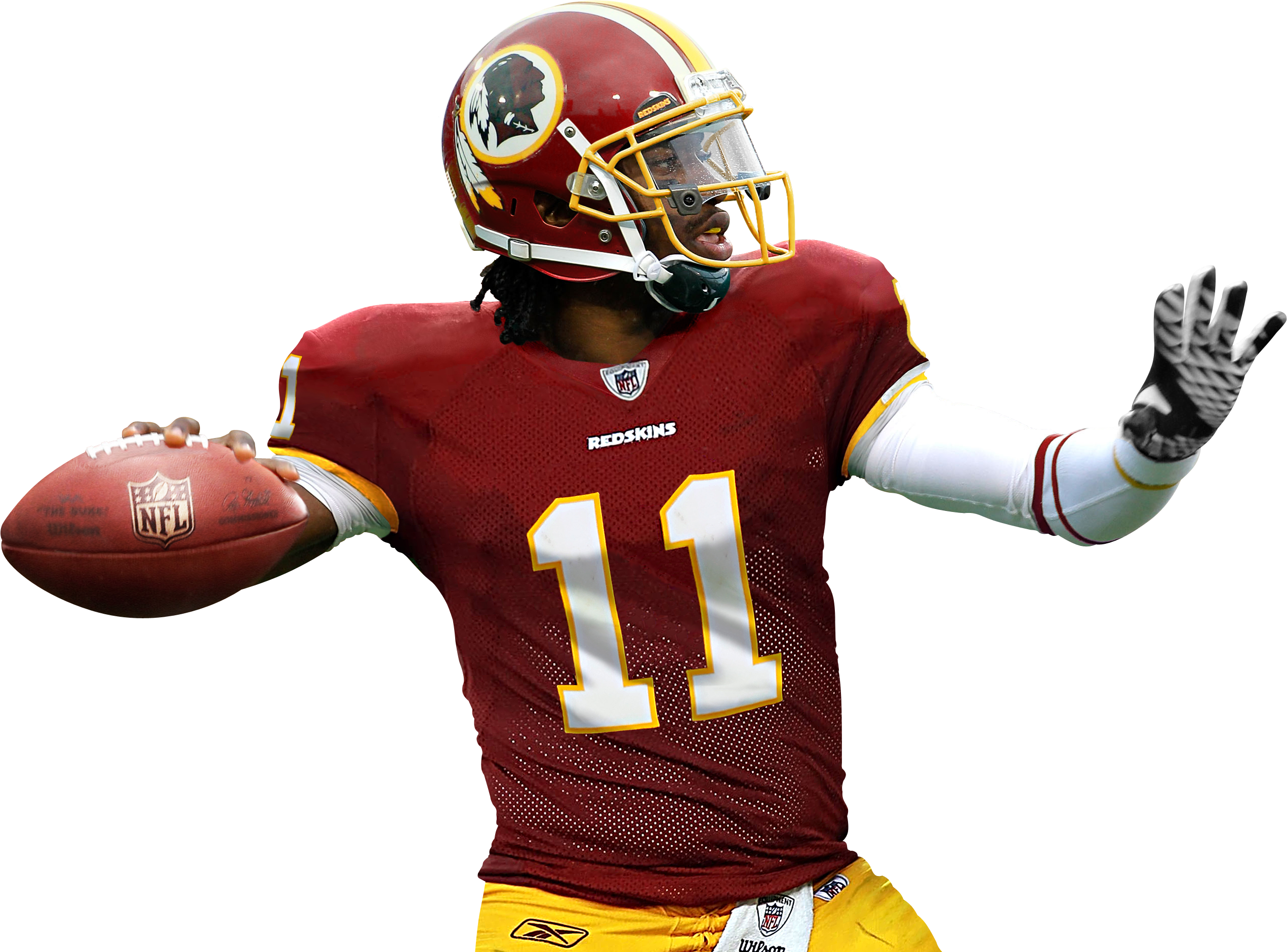 More By Jake Russell - Robert Griffin Iii Redskins Jersey (2542x1880), Png Download
