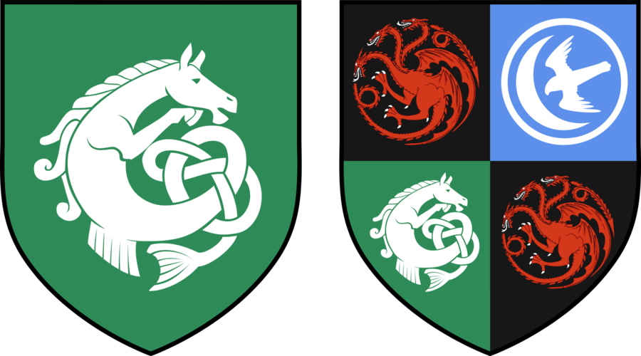 Game Of Thrones House Velaryon (900x500), Png Download