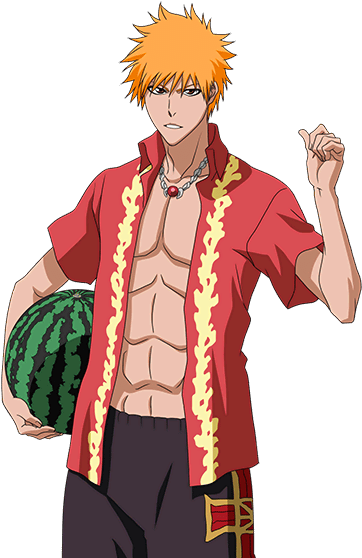 Ichigo Kurosaki - Ichigo Kurosaki Png Brave Souls (1024x1024), Png Download