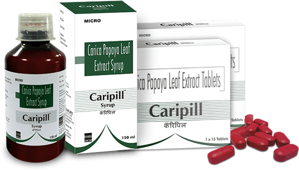 Indications - - Carica Papaya Leaf Extract Syrup (600x400), Png Download