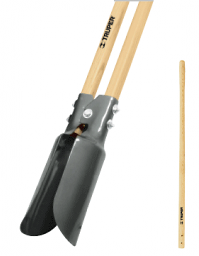 Hole Digger - Truper Round Handles Atlas Pattern Post Hole Digger (500x510), Png Download