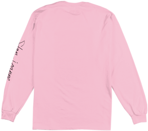 Pink Long Sleeve Shirt (600x600), Png Download