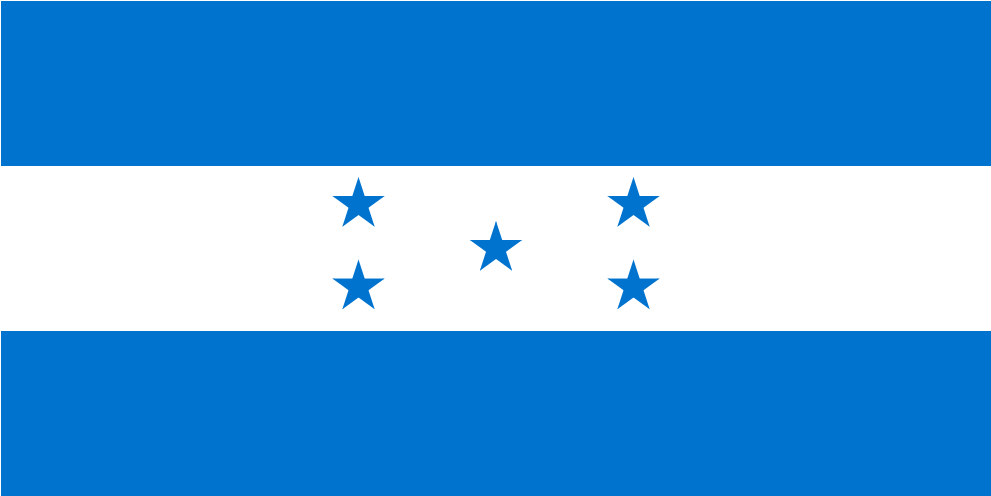 Download Svg Download Png - Honduras Flag (1024x1024), Png Download