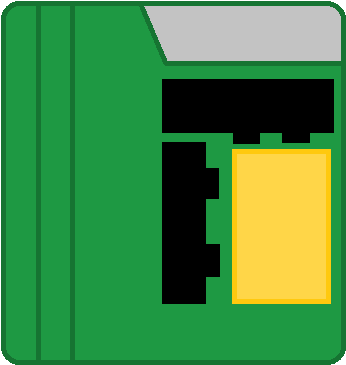 Computer Chip - Integrated Circuit (459x515), Png Download