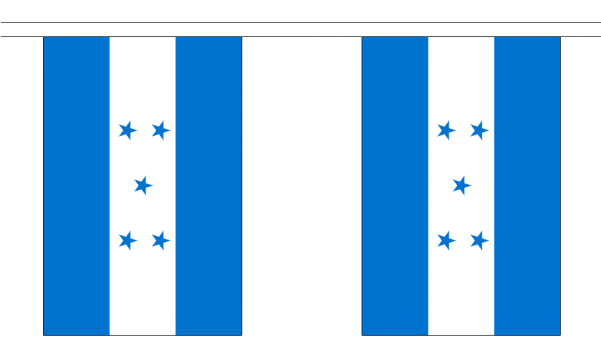 Honduras Flag Bunting - Graphics (600x600), Png Download