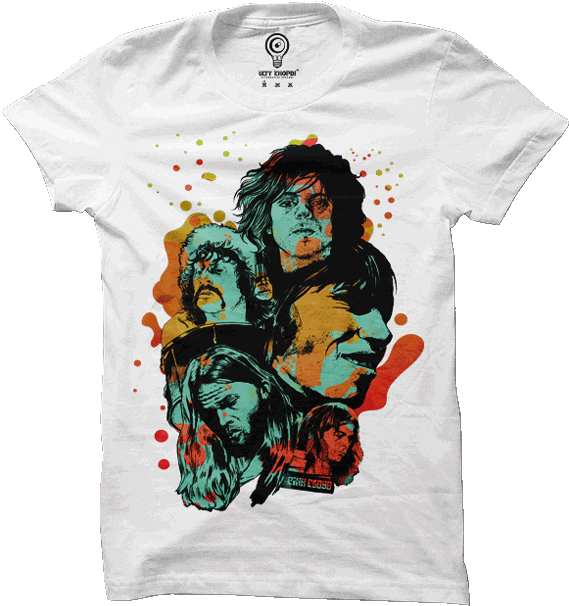 Pink Floyd Guys / White / Small, Tees - Souled Store T Shirt (580x618), Png Download
