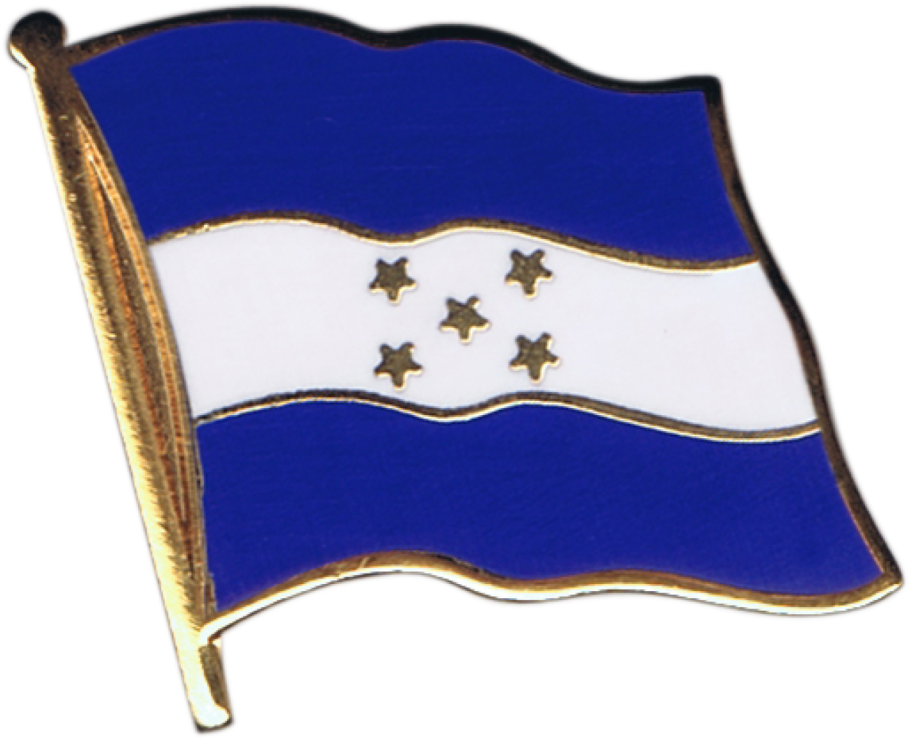 Honduras Flag Pin, Badge - Zealand Flag Pin Badge 2x2cm (1500x1197), Png Download