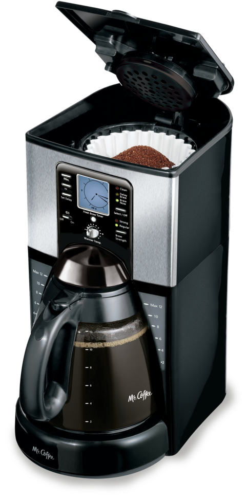 1 - Mr. Coffee 12-cup Performance Brew Programmable Coffee (680x1024), Png Download