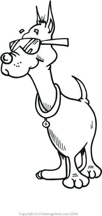 Boxer Coloring Page - Boxer (612x792), Png Download