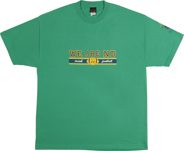 2004 - Notre Dame The Shirt 2004 (600x493), Png Download