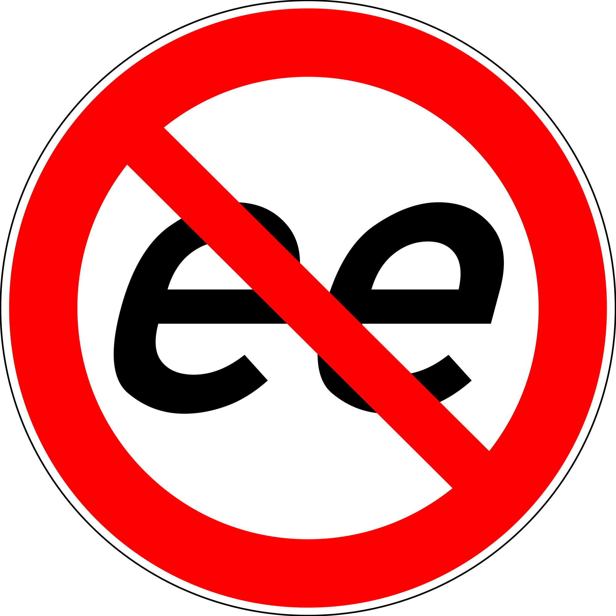 Open - Dont Drink And Drive Sign (2000x2000), Png Download