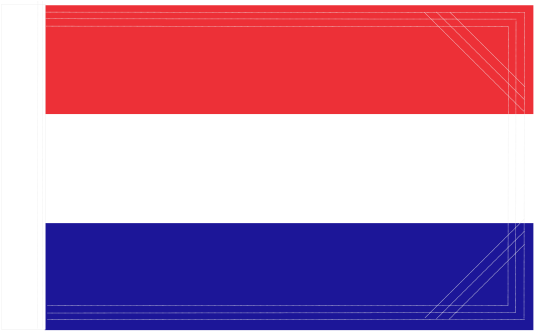 Netherlands - Motorcycle Flag - Long Life - Ivory (591x394), Png Download