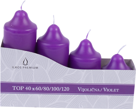 4 Christmas Candles - Candle (600x600), Png Download