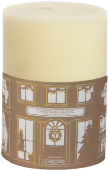 Christmas Magic 100% Beeswax 3×5 Inch Pillar Candle - 100% Pure Beeswax Candles (500x500), Png Download