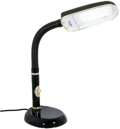 Black 42 Watt Full Spectrum Desk Lamp - Sunlight Desk Lamp Natural Full Spectrum Sun Light. (470x469), Png Download