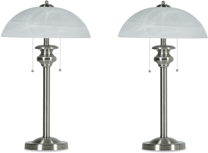 brushed nickel desk lamp