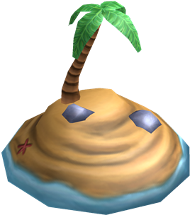Tropical Island Getaway - Icing (420x420), Png Download