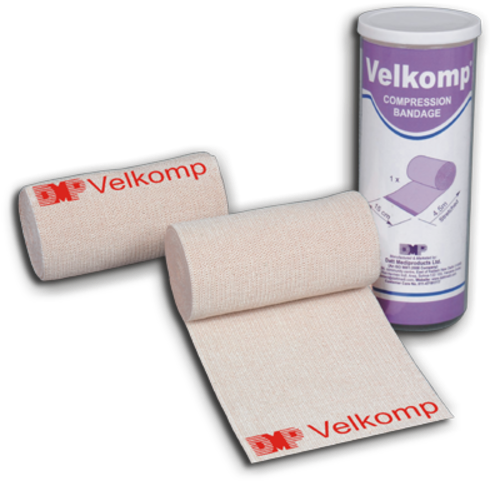 Velkomp Bandage Cotton Crepe Bandage - Bandage (500x493), Png Download