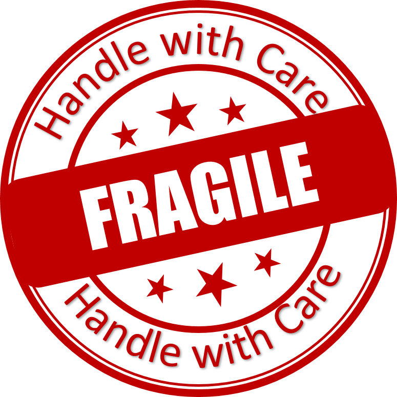 Fragile Handle With Care Transparent (775x775), Png Download
