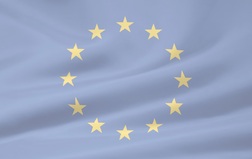 Eu Flag Png (1000x634), Png Download