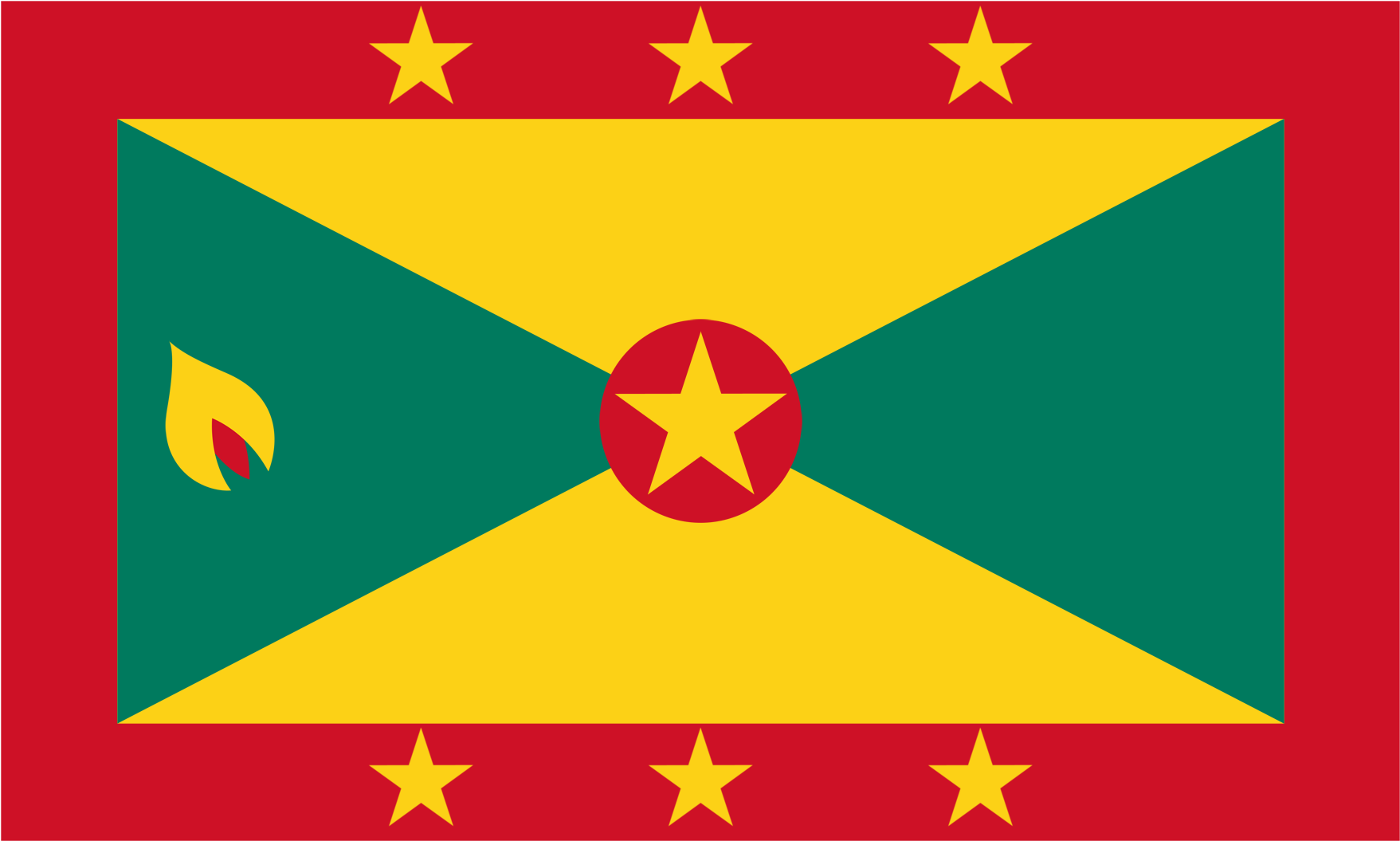 Novelties Direct Eu / Flag 5ft X 3ft With Eyelets For - Free Images Of Grenada Flag (1920x1200), Png Download