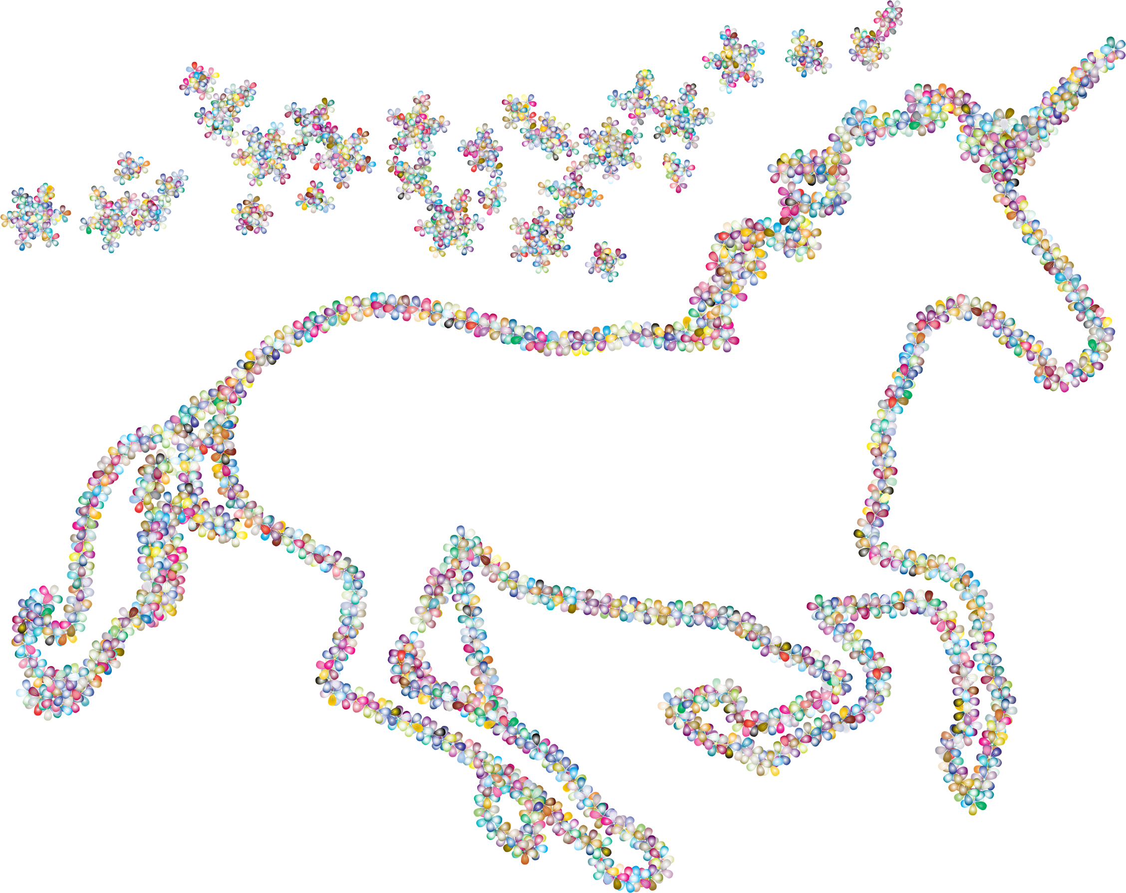 This Free Icons Png Design Of Prismatic Floral Magical (2256x1790), Png Download