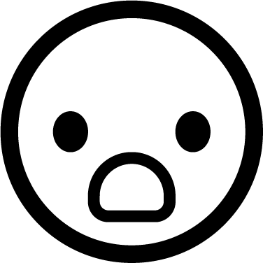 Surprised - Smile Icon (376x376), Png Download