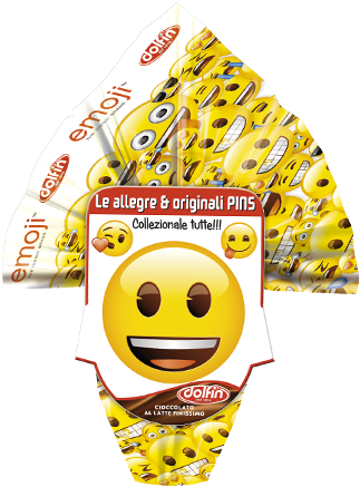 Emoji 50 G - Dolfin Uova Di Pasqua Emoji (410x480), Png Download