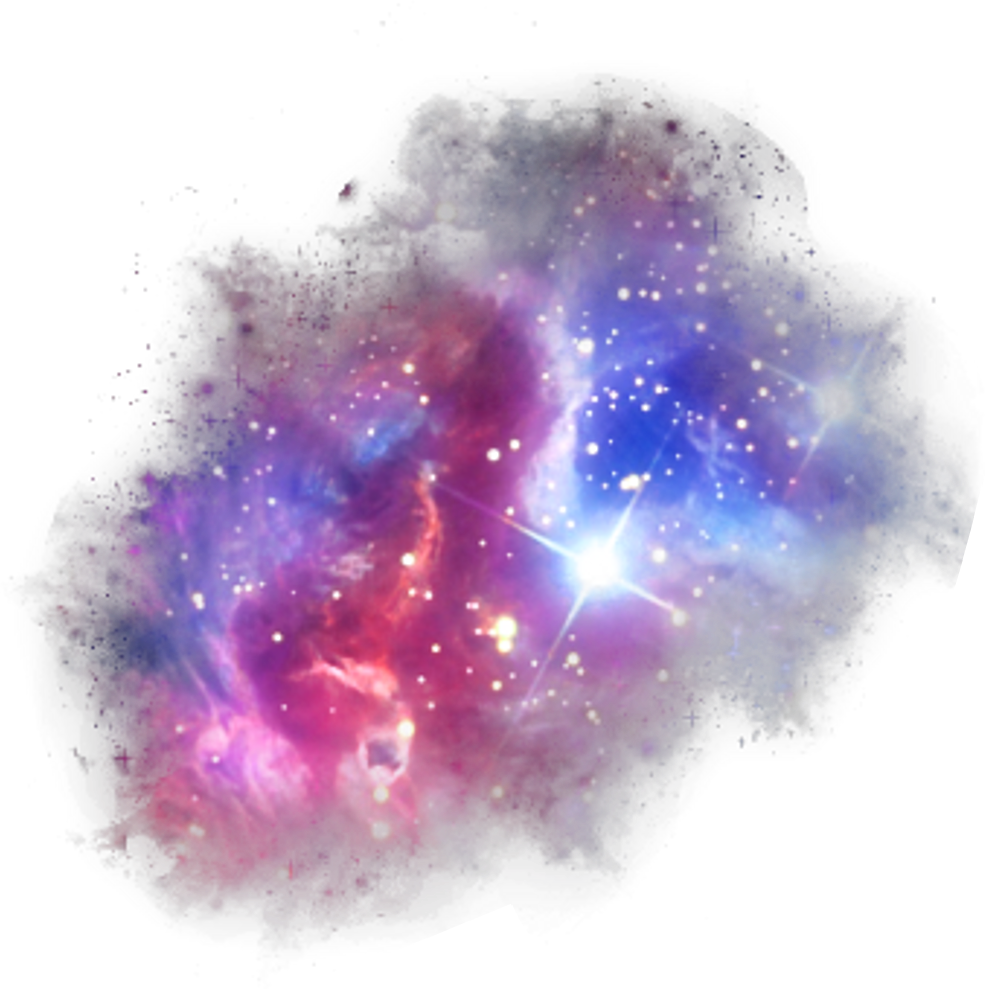 Galaxy Magical Fantasy Cloud Storm Rainbow Rainbowligh - Galaxy Png (985x989), Png Download