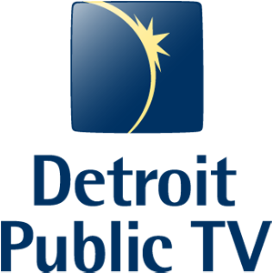 Dptv Vertical Logo Color, Blue - Detroit Public Television Logo (640x360), Png Download