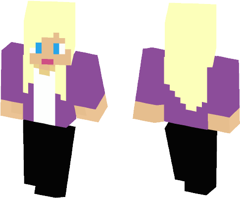 Female Minecraft Skins - Ink Bendy Minecraft Skin (584x497), Png Download