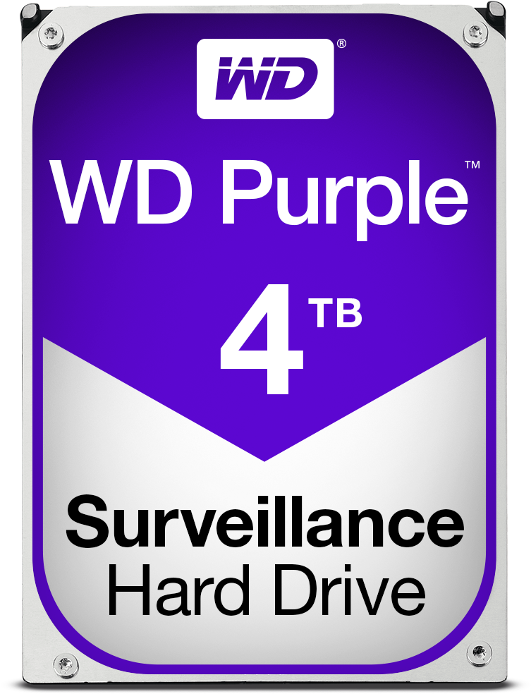 Wd Purple 4tb Surveillance Hard Disk Drive - Wd Purple 6tb Wd60purz (1000x1000), Png Download
