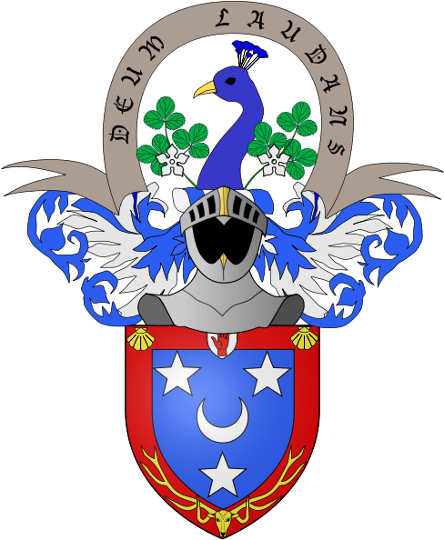 Arbuthnot Of Kittybrewster Sir William's Crest Is "a - Coat Of Arms Symbols (545x600), Png Download