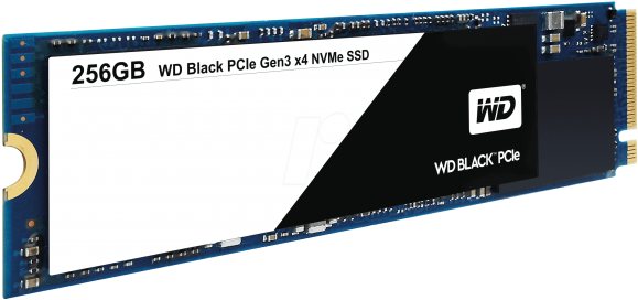 Wd Black Pcie Wds256g1x0c - Nvme Wd (600x695), Png Download