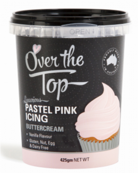 Over The Top Pastel Pink Buttercream 425g - Over The Top Buttercream (578x578), Png Download