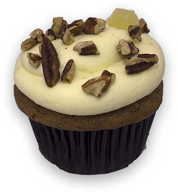 A Tropical Spice Cake With Crushed Pineapple, Shredded - Icing On The Cupcake (400x400), Png Download