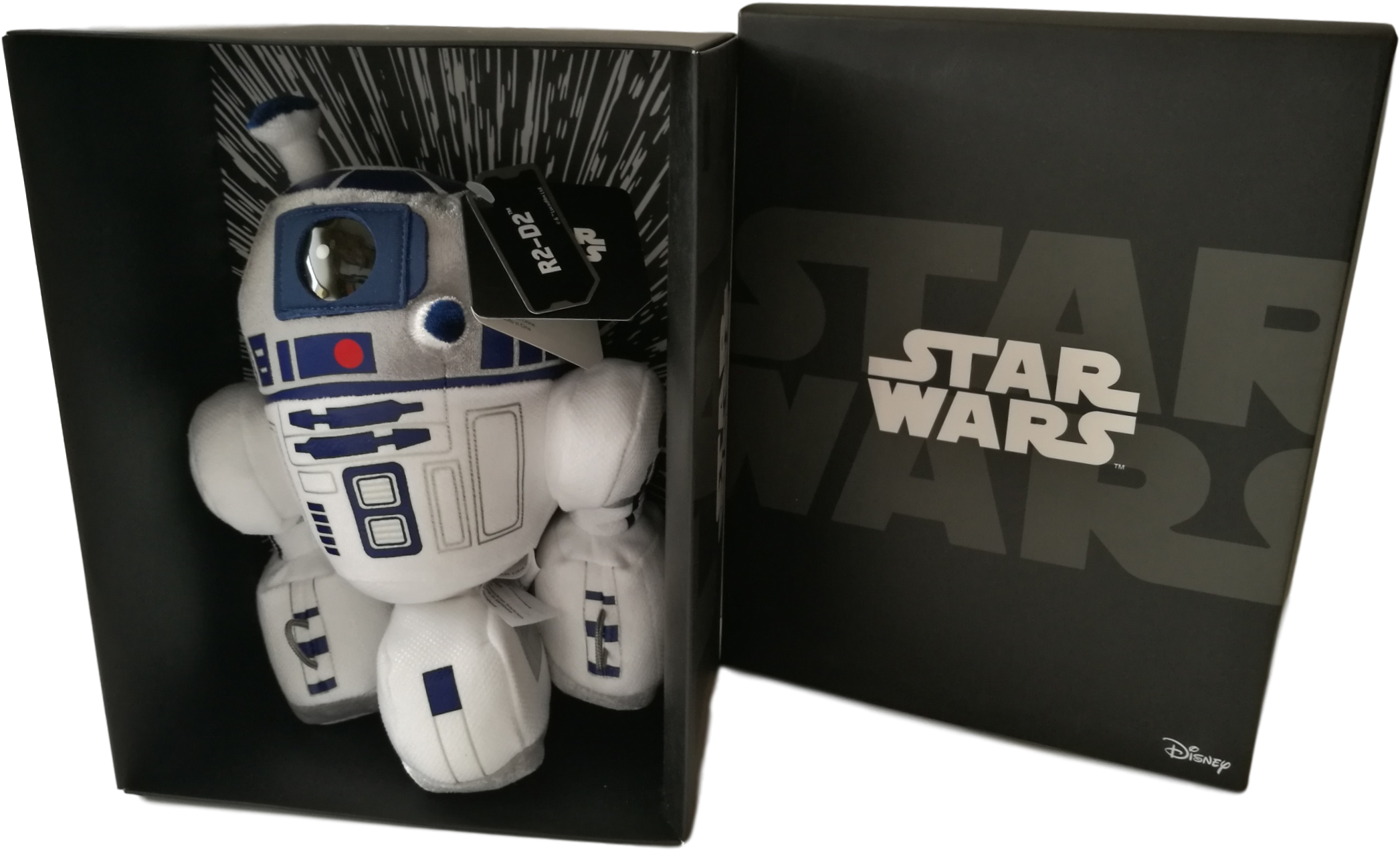 Star Wars Black Line Plush - Star Wars (2245x1555), Png Download