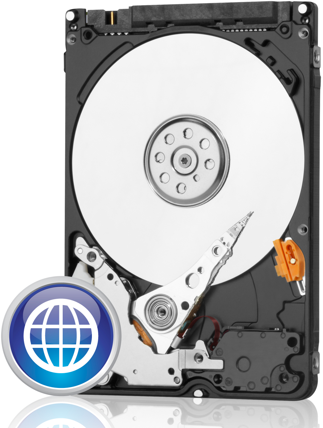 Wd Blue 7mm Standing (1500x1500), Png Download