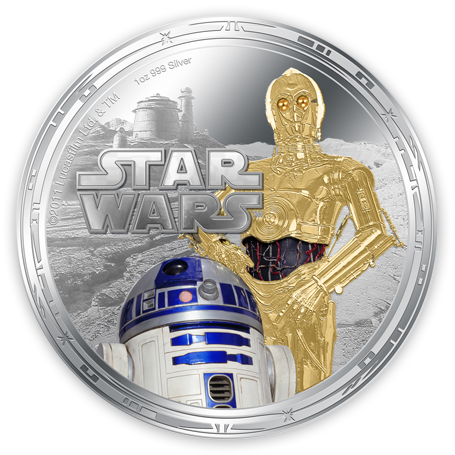 Star Wars Coins To Become Legal Tender On South Pacific - Star Wars Phonics Boxed Set #2 - Trade Paperback (455x455), Png Download