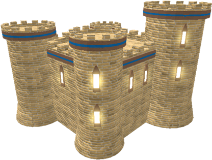 Byzantine Fort - Portable Network Graphics (420x420), Png Download