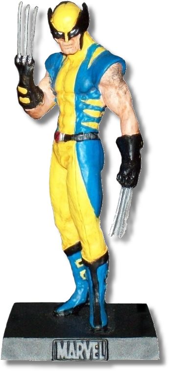 Eaglemoss Marvel Wolverine Figurine - Marvel Comics (390x796), Png Download