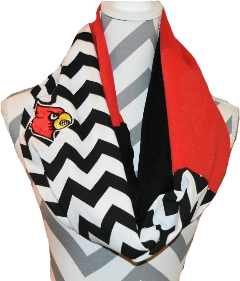 Louisville Cardinals Scarf - Shoulder Bag (844x1024), Png Download