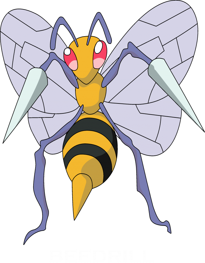 Pokermon Beedrill - Pokemon 015 (704x900), Png Download