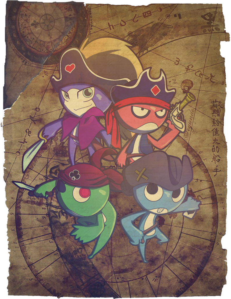 Pirate Map - Cartoon (900x1027), Png Download