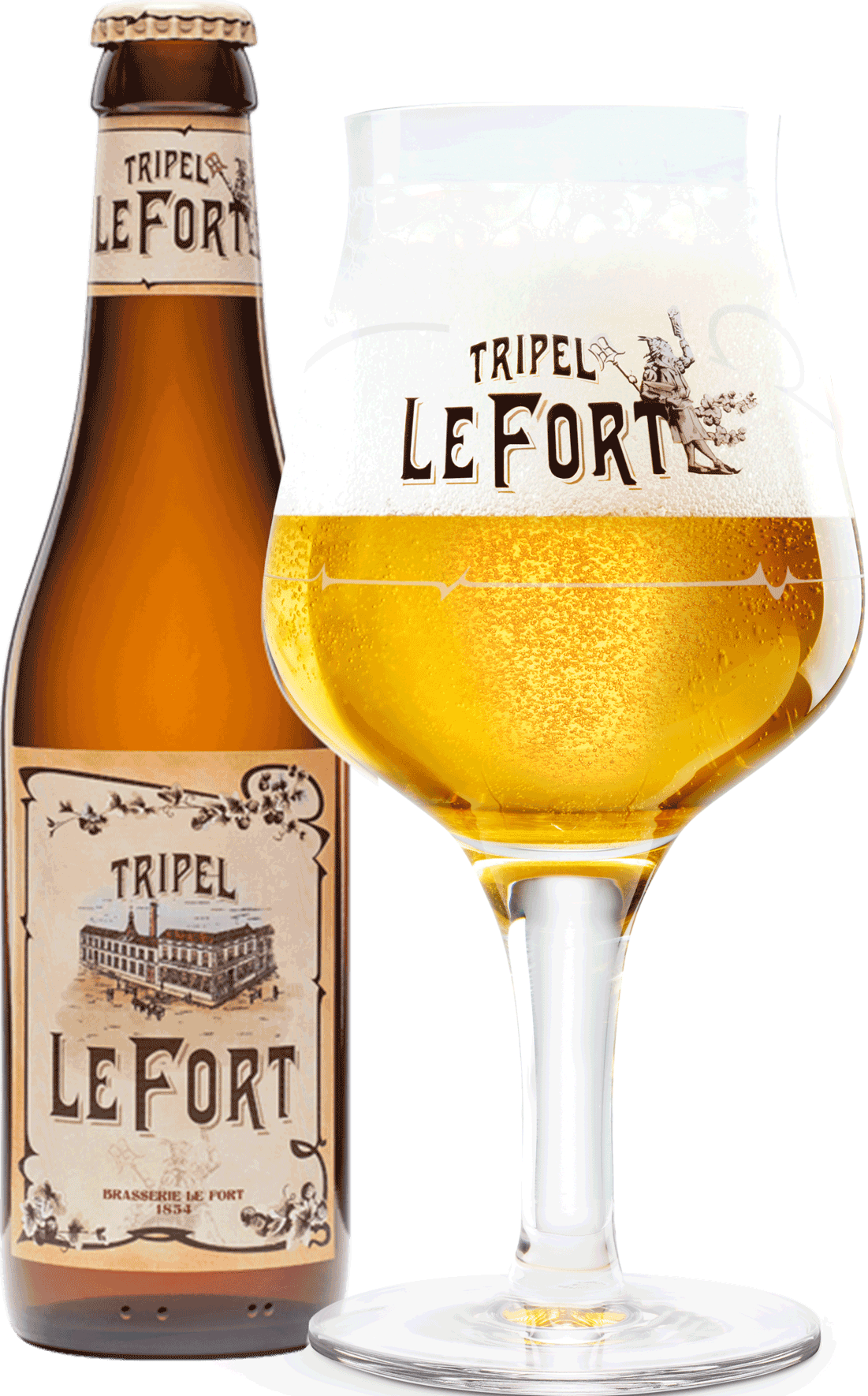 Tripel Lefort Cleaned Packshot - Tripel Le Fort (1101x1770), Png Download