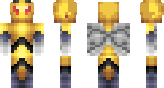 Minecraft Skin Beedrill - Graphic Design (600x348), Png Download